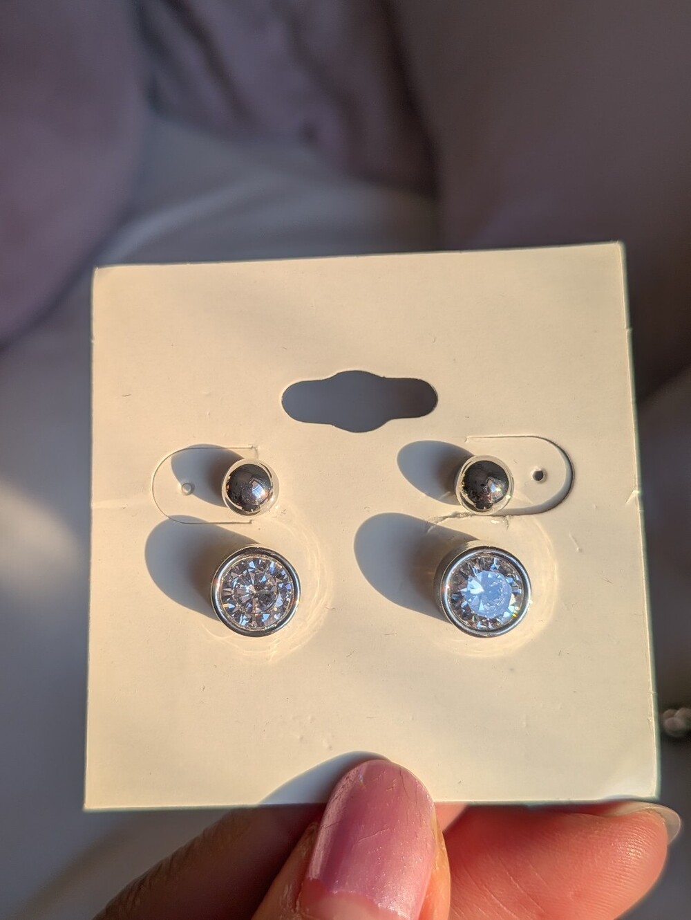Silver Stud Earrings
